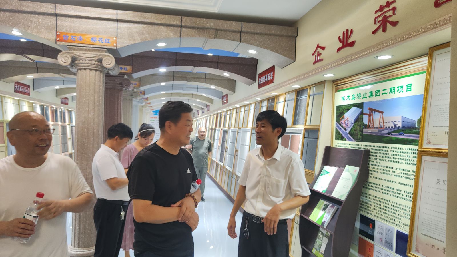 多商会到访vwin网上官网漆业集团——互学互鉴 共促发展
