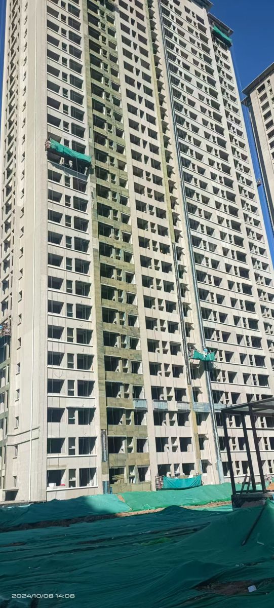 福港御景项目：vwin网上官网漆业有序推动外墙真石漆生产完成供货与交付